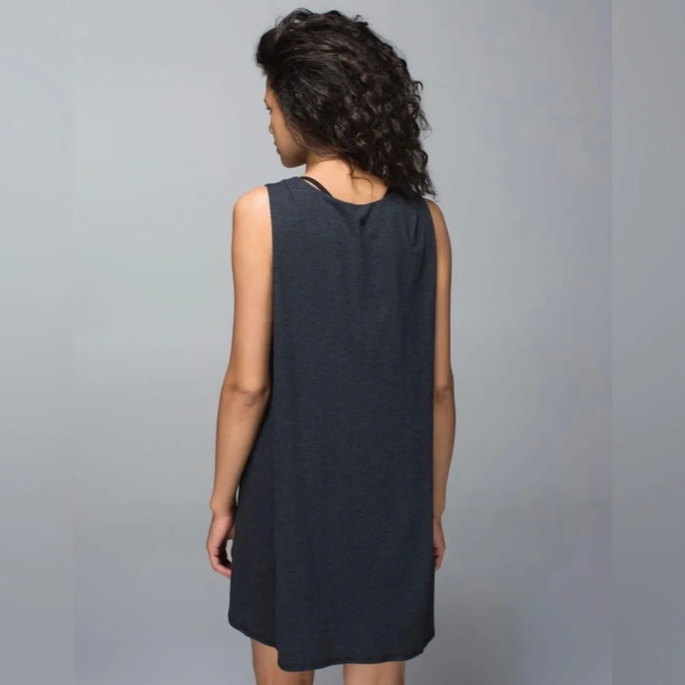 Lululemon Salutation To Savasana Dress Heathered Black